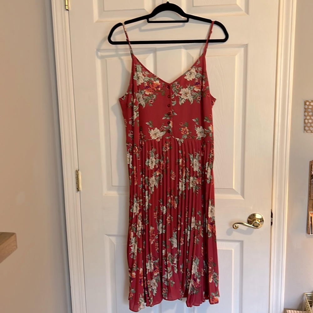 90s strappy floral sundress